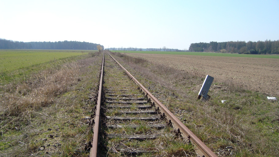 zwischen Bismark und Siedlung West bei Kilometer 4